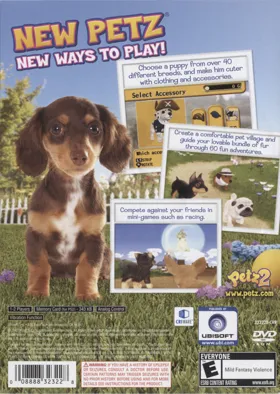 Petz - Dogz 2 box cover back